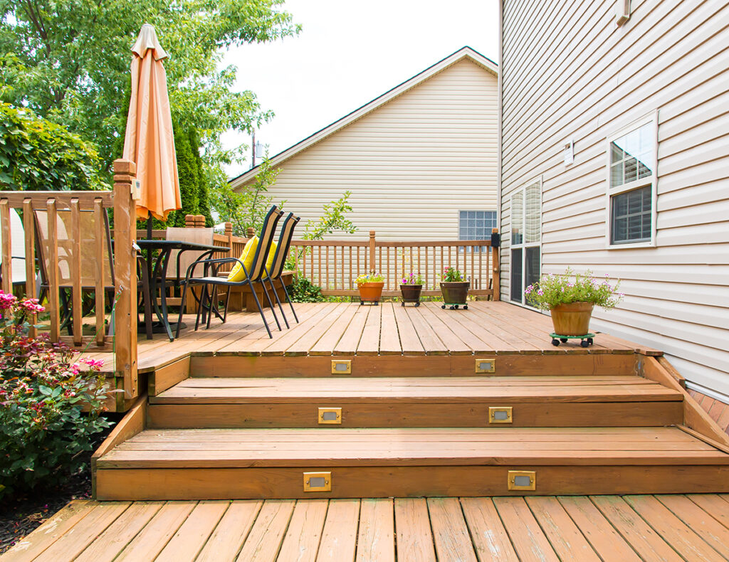 Deck Builder in Statesville, NC deck and fence connection