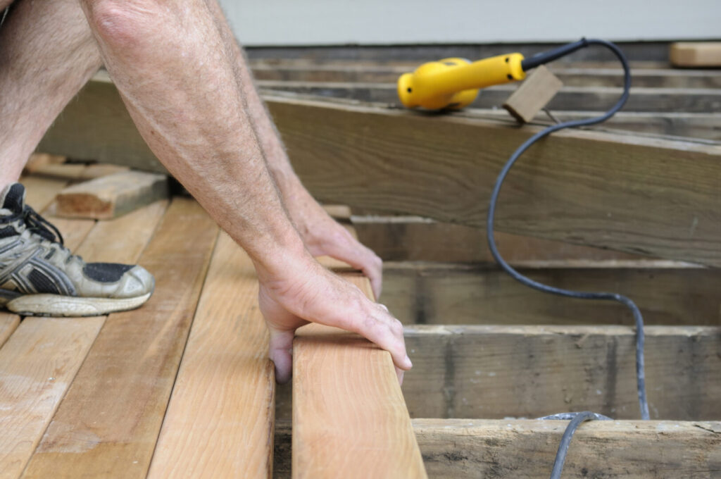 Deck Contractor in Statesville, NC deck and fence connection